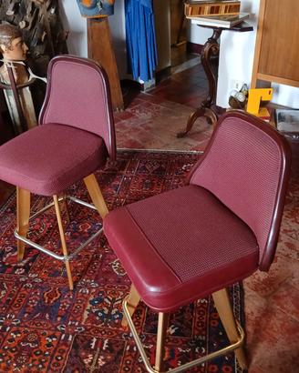Coppia di sgabelli vintage USA anni 70/80