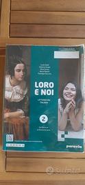libro superiori LORO E NOI letteratura italiana  2