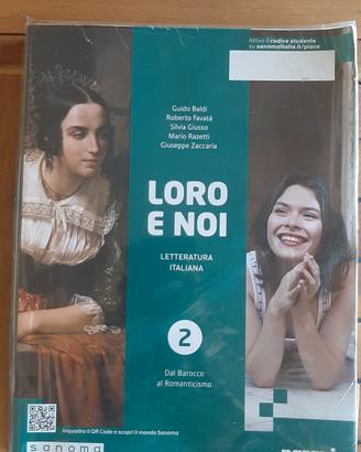 libro superiori LORO E NOI letteratura italiana  2