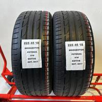 2 gomme 225 45 18 Bridgestone