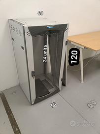 Armadio rack di rete 24 unità 120 x 60 x 60 19 " p