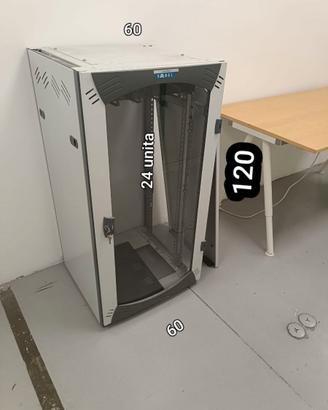 Armadio rack di rete 24 unità 120 x 60 x 60 19 " p