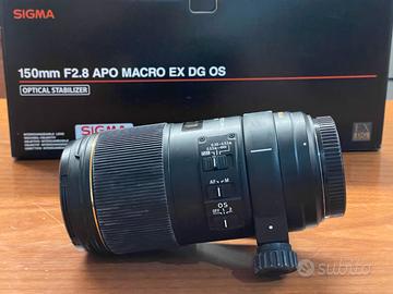 Sigma 150mm f2,8 Apo Macro EX DG OS per Canon