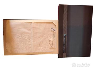 Set Lenzuola Matrimoniali Ricamate a Mano - Nuove