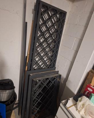 Grate in Ferro Zincato x finestre a battuta e fiss