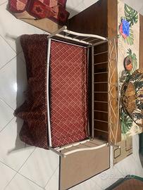 Panchina ferro battuto divanetto contenitore