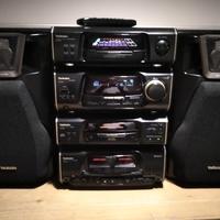 impianto stereo con casse