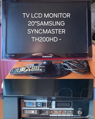 TV LCD Monitor Samsung 20’’ TH200HD