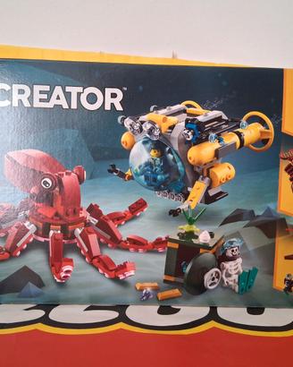 Lego 31130 Creator 3in1  Sottomarino Nuovo Sigilla