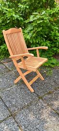 Poltrona pieghevole in legno