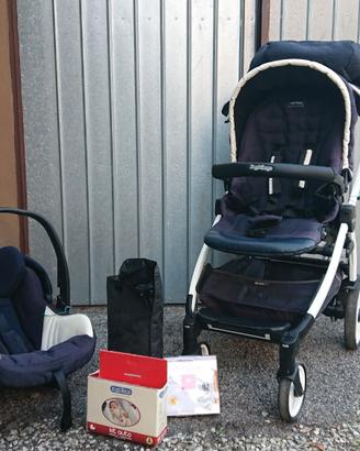 Passeggino trio PEG Perego Book 51 blu