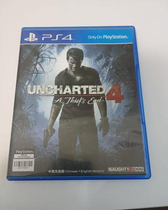 Uncharted 4 eDIZIONE ASIATICA Inglese/Cinese ps4