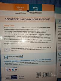 SCIENZE DELLA FORMAZIONE  TEST E QUIZ TEORIA