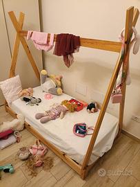lettino tipo Montessori 