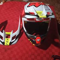 casco fox motocross taglia xs large