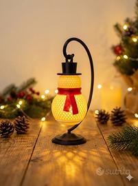 Decorazione Natalizia con lumino, luce calda