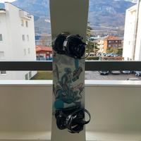 Tavola snowboard + attacchi DRAKE