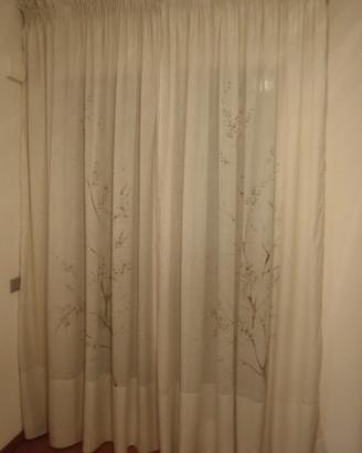 Tenda in cotone dipinta a mano