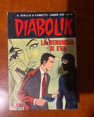 fumetto Diabolik vintage da collezione