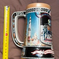 Boccale bicchiere Miller beer apollo 11 nasa