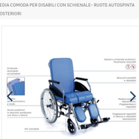 Carrozzina, Sedia a rotelle Comoda per disabili