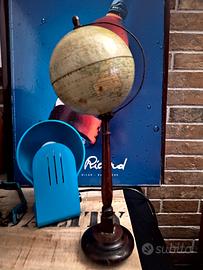 mappamondo antiquariato fine 800 serigrafato