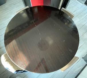 Tavolo rotondo più sgabelli