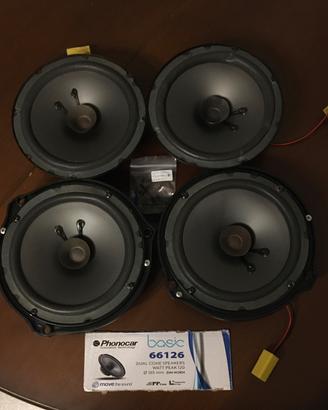 4 altoparlanti Phonocar + 2 Tweeter Vibe