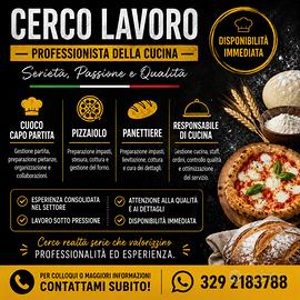 Cuoco Capo Partita / Pizzaiolo / Panettiere