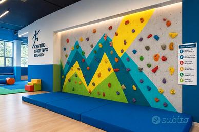 Parete Arrampicata per Scuole e Centri Sportivi