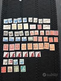 Lotto 60 francobolli Norvegia - Germania occidenta