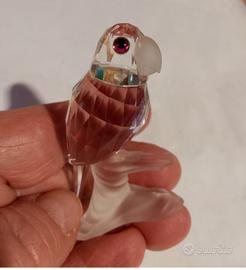 SWAROVSKI. Pappagallo. originale, con logo. 
