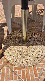 base per ombrellone in cemento