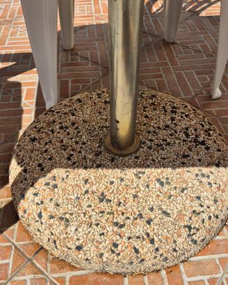 base per ombrellone in cemento