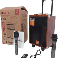 Cassa bluetooth portatile karaoke 6000 watt pmpo 