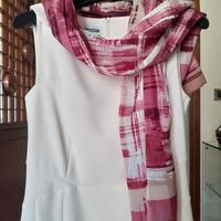 Foulard bordeaux 