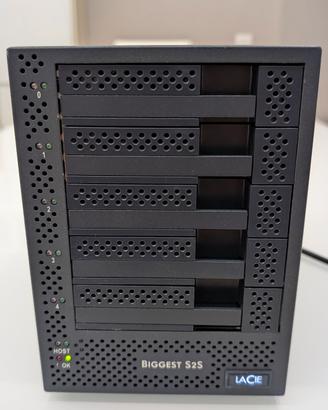 lacie biggest s2s raid 5 bay 25 tb hdd