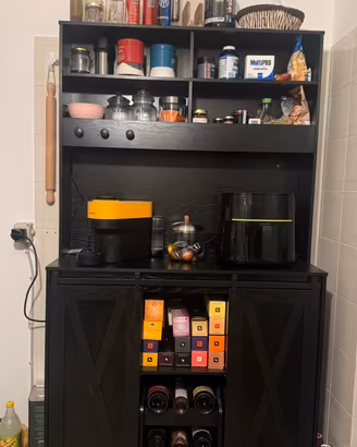 Mobile dispensa/Angolo caffé nero (stole moderno)