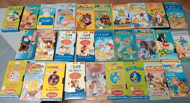 lotto cassette VHS per bambini