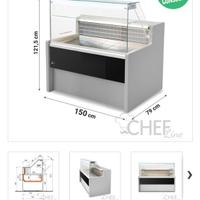 Banco vetrina refrigerato