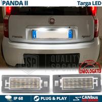 Placchette Luci TARGA LED PER Fiat PANDA 2 CANbus