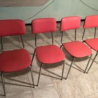 4 sedie vintage anni '70