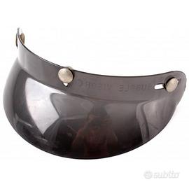 Frontino rotondo casco jet epoca a 3 bottoni