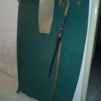 Appendiabiti Vintage Anni '50/'60 in Legno e Otton