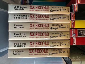 Lotto 6 VHS XX Secolo - Giorgio Bocca