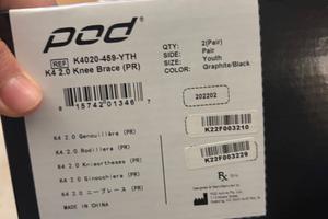 Ginocchiere tutori pod k4 youth tag.m