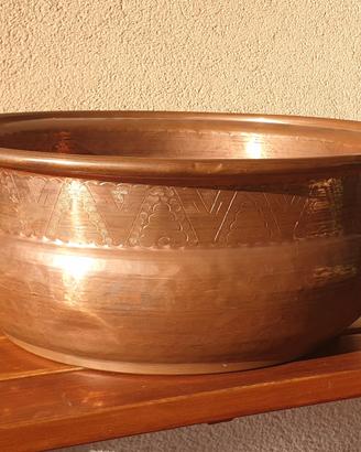 Vaso portafiori in rame