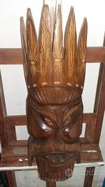 maschera in legno 