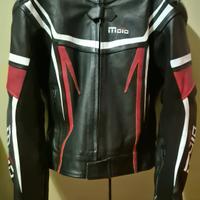 Giacca moto in pelle