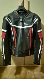 Giacca moto in pelle